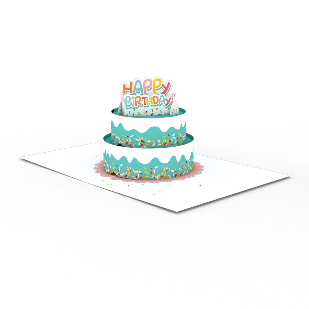 Happy Birthday Fun Sprinkles Cake: Paperpop® Card