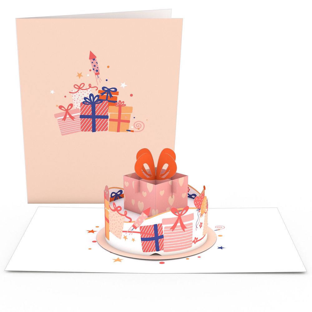 Happy Birthday Gift Cake: Paperpop® Card