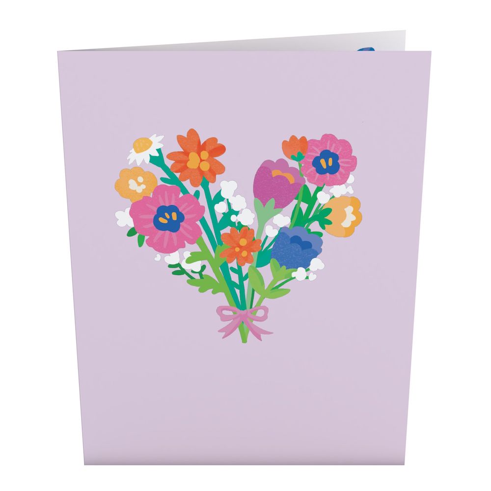 Love You Flower Heart: Paperpop® Card