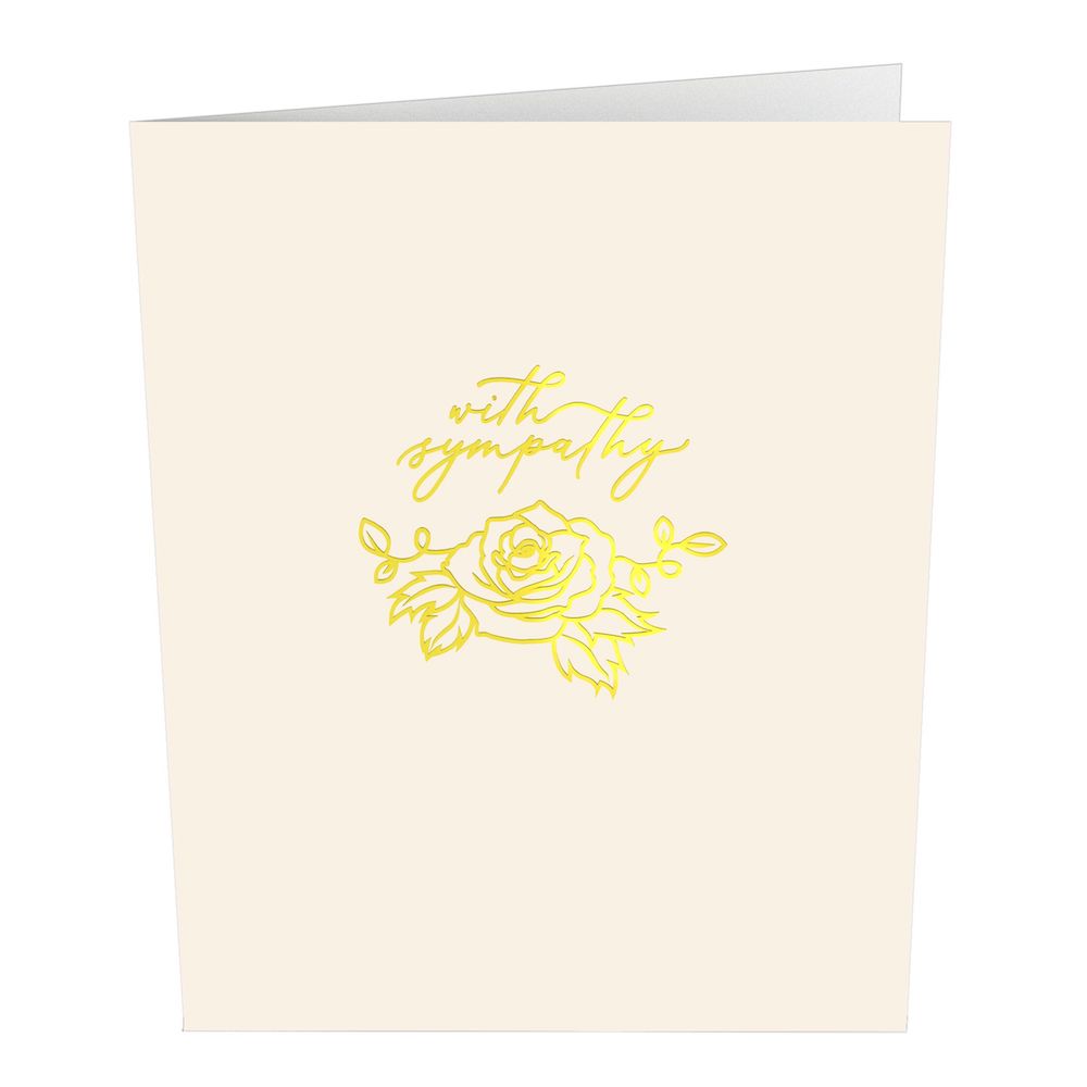Sympathy Flower Basket: Paperpop® Card