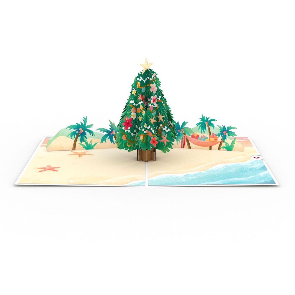 Warm Wishes Christmas Tree Pop-Up Card