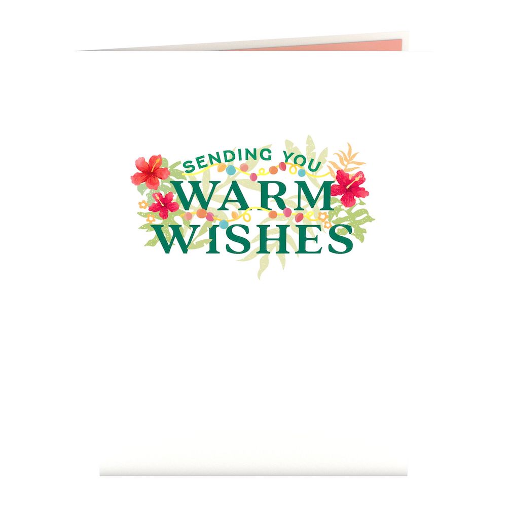 Warm Wishes Christmas Tree Pop-Up Card