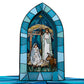 Stained Glass Nativity Window Pop-Up Card
