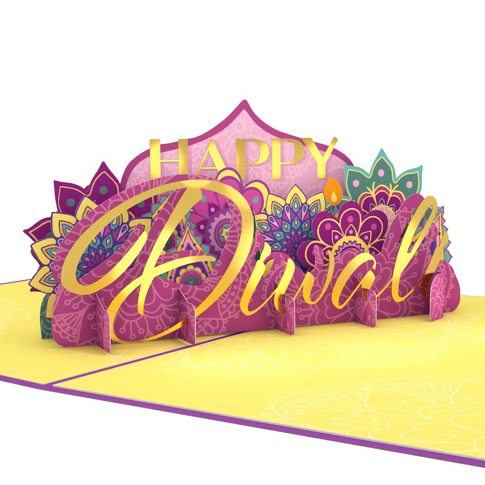 Happy Diwali Celebration Pop-Up Card