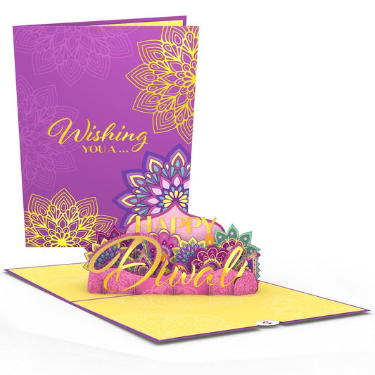 Happy Diwali Celebration Pop-Up Card