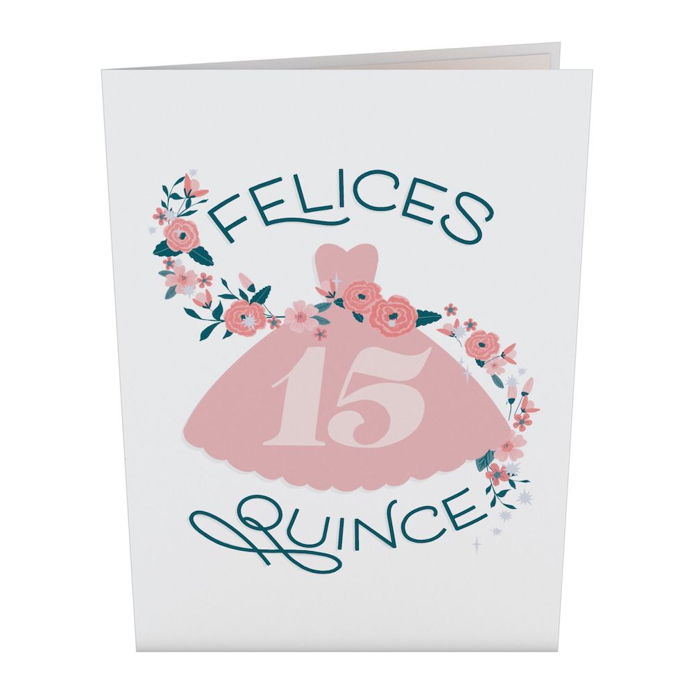 Felices Quince Pop-Up Card
