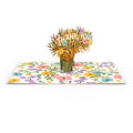 Floral Deer Thank You Pop-Up Card
