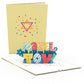 Confetti Mazel Tov Pop-Up Card
