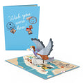 NYC Messenger Pigeon Pop-Up Card
