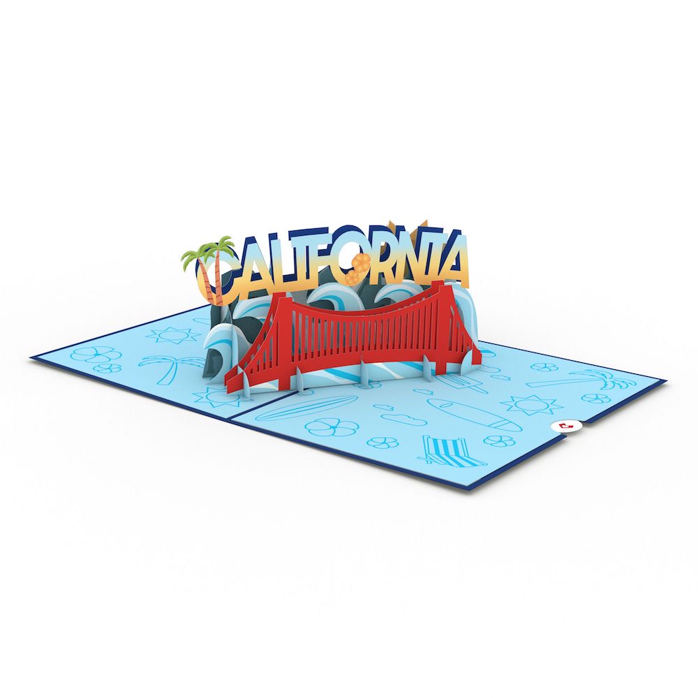 California Pop-Up Card