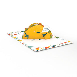 Grateful Taco: Paperpop® Card greeting card -  Lovepop