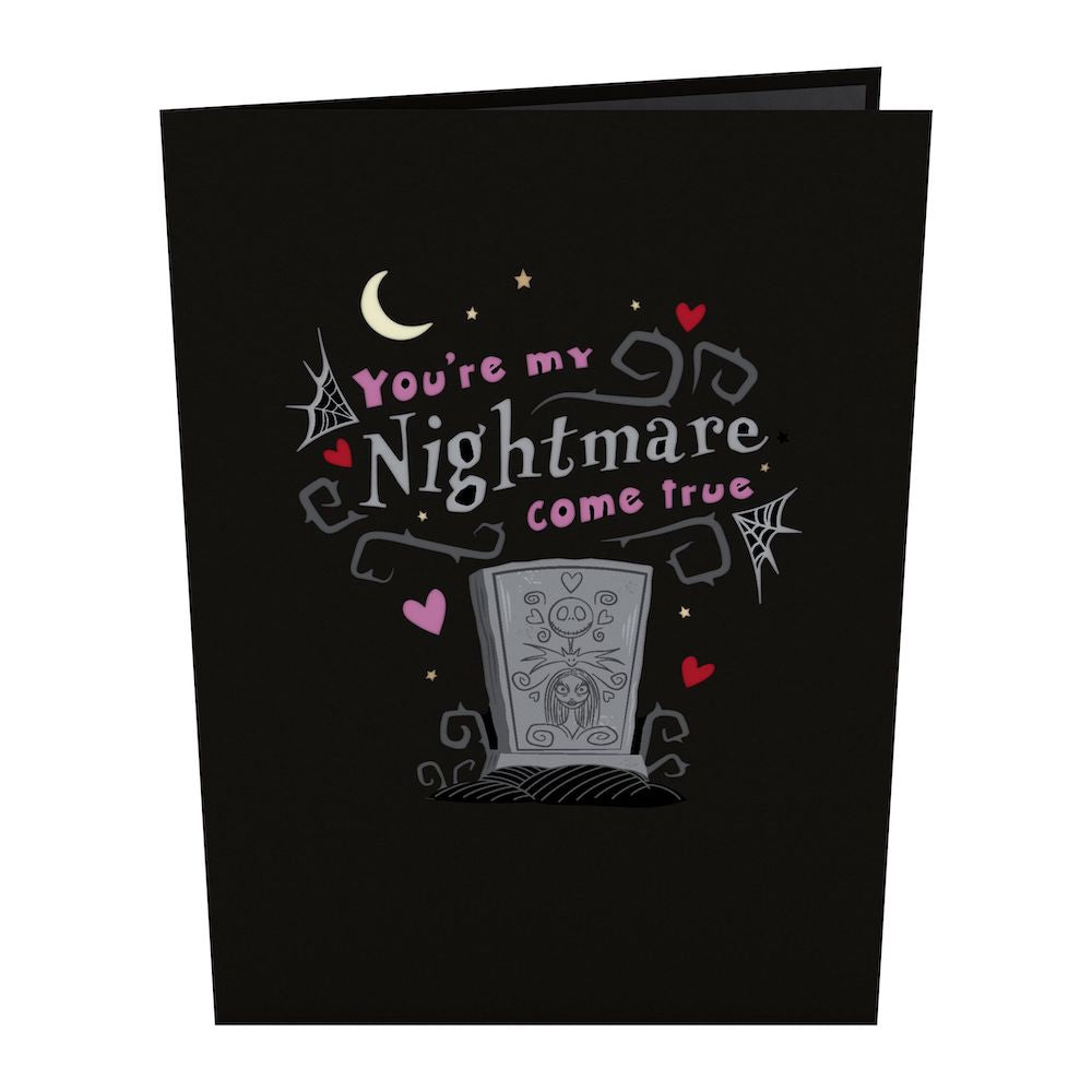 Disney Tim Burton's The Nightmare Before Christmas My Nightmare Come True Pop-Up Card