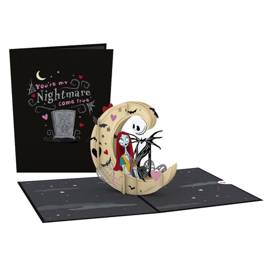 Disney Tim Burton's The Nightmare Before Christmas My Nightmare Come True Pop-Up Card