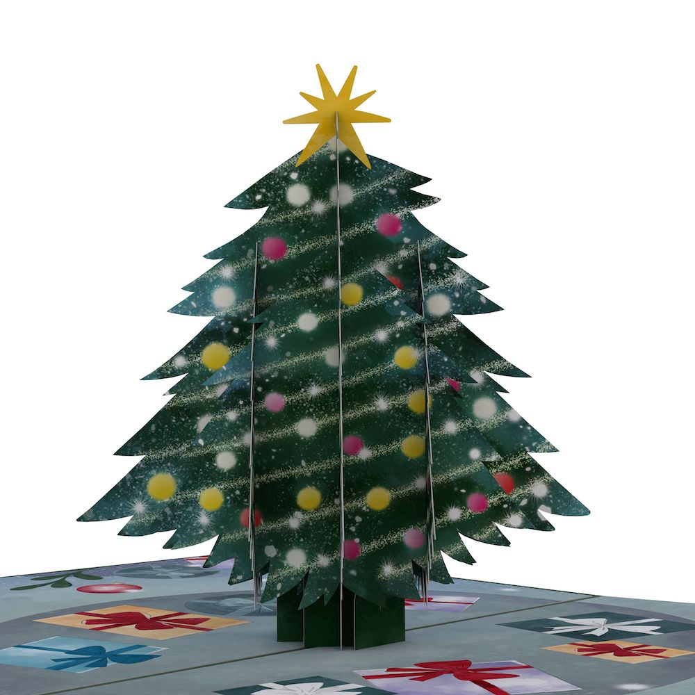 Season's Greetings Festive Tree Pop-Up Card