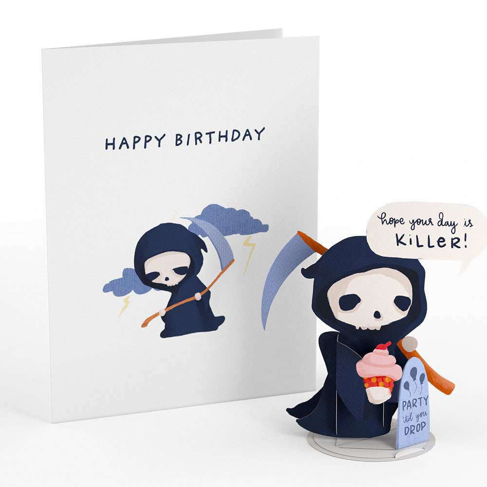 Happy Birthday Grim Reaper: PopPals™ Card