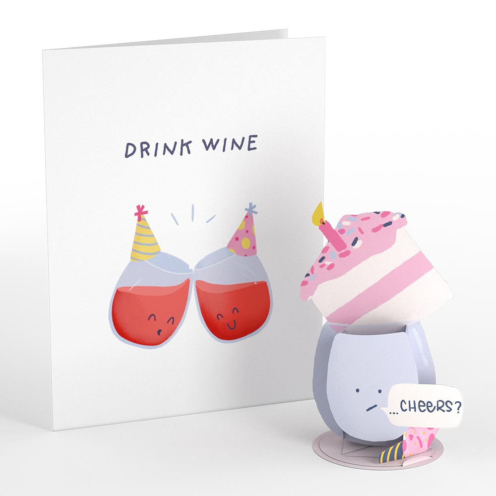 Drink Cake Birthday: PopPals™ Card