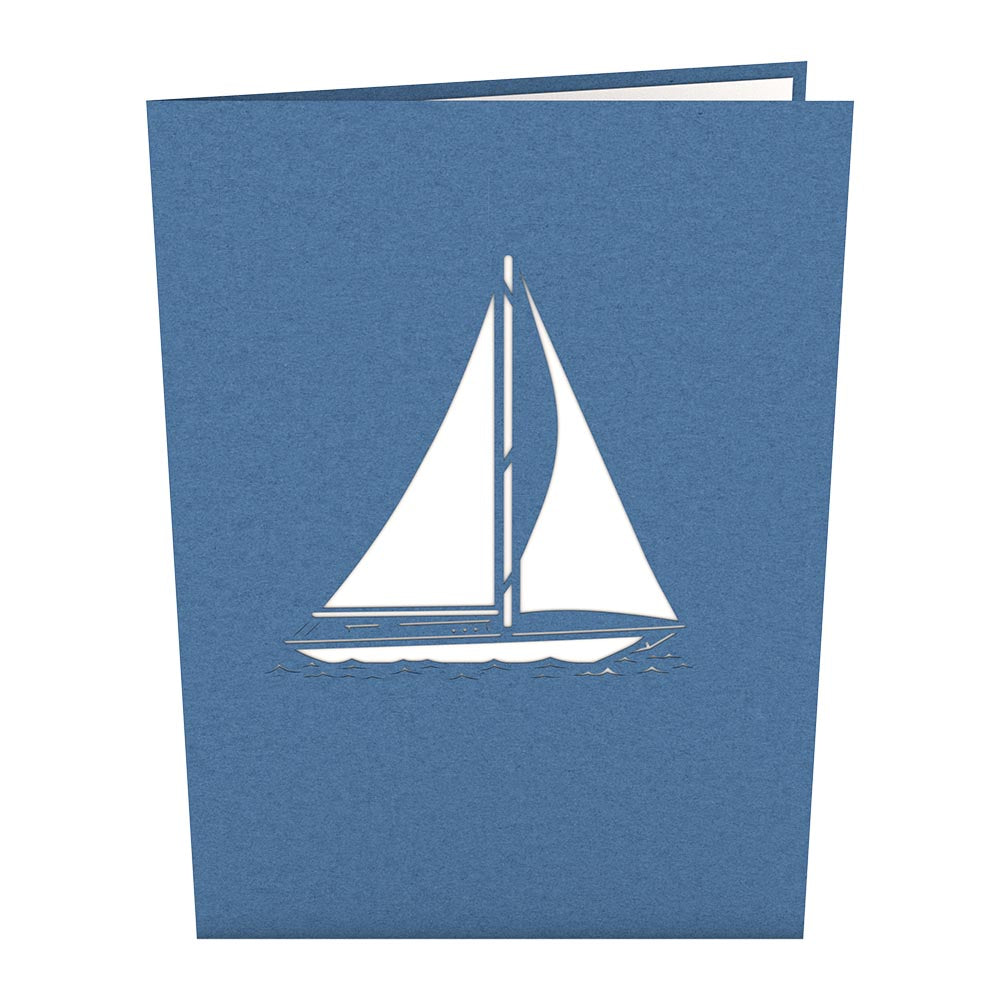 Sailboat Pop Up Father's Day Card