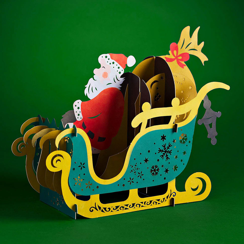 Santa Sleigh Decoration