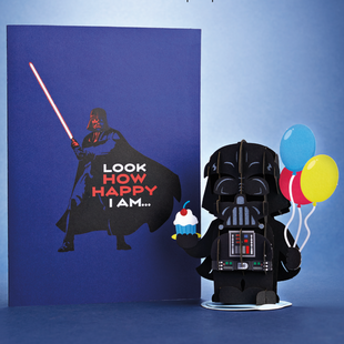 Star Wars™ Darth Vader™ Birthday Card with Pop-Up Gift greeting card -  Lovepop