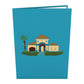 Stucco House for Sale Pop-Up Card