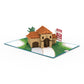 Stucco House for Sale Pop-Up Card