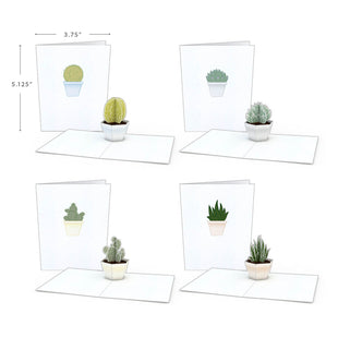 Succulent Notecards (Assorted 4-Pack) greeting card -  Lovepop