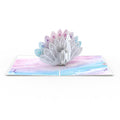 Sugar Plum Peacock Pop up Card