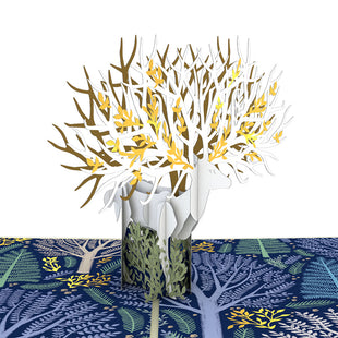 Surreal Deer Pop-Up Card