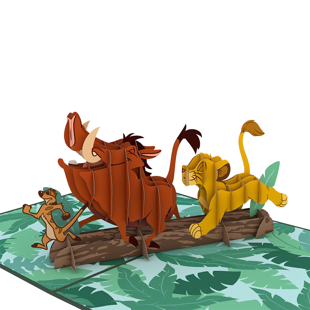 Disney's The Lion King No Worries Pop-Up Card
