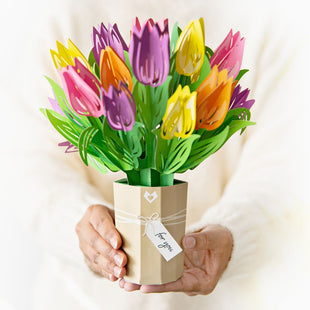 Tulip Bouquet greeting card -  Lovepop