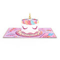 Unicorn Cake Pop-Up Card