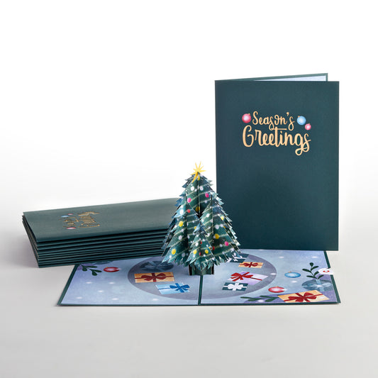 Season's Greetings Festive Tree 12-Pack
