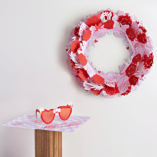 Spectacular Galentine’s Pop-Up Card & Cupid’s Valentine Wreath Bundle