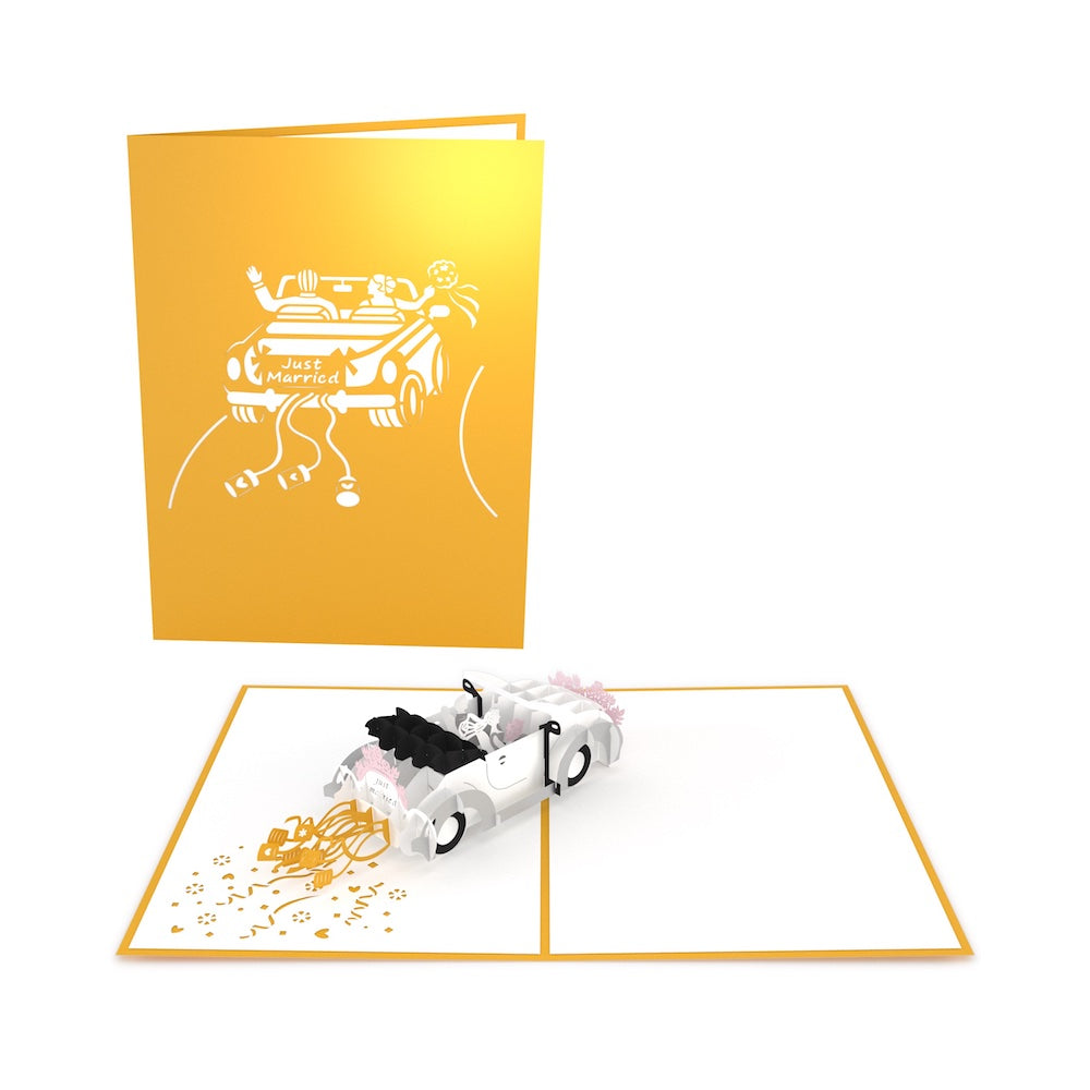 Wedding Car Pop-Up Card