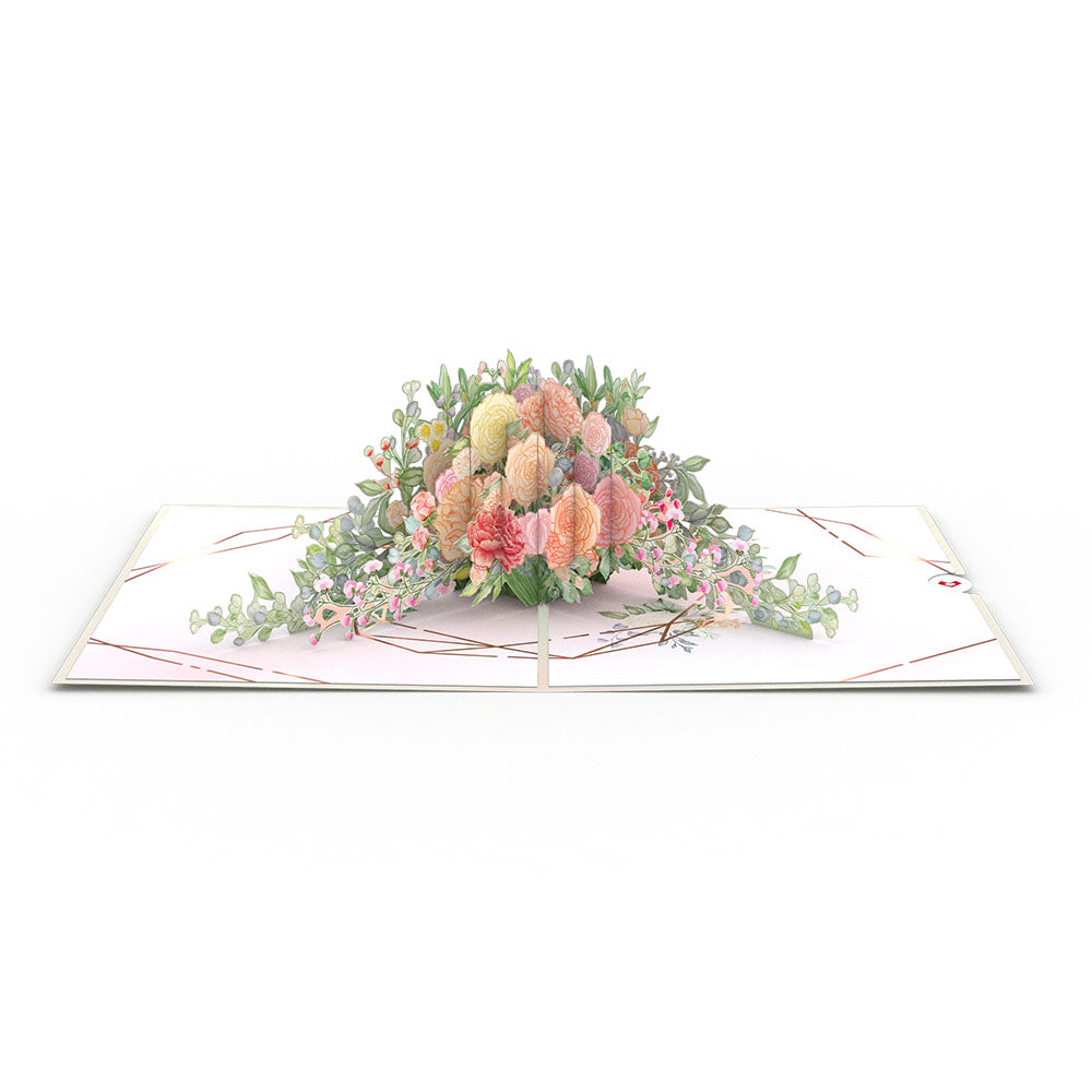 Wedding Florals Pop-Up Card