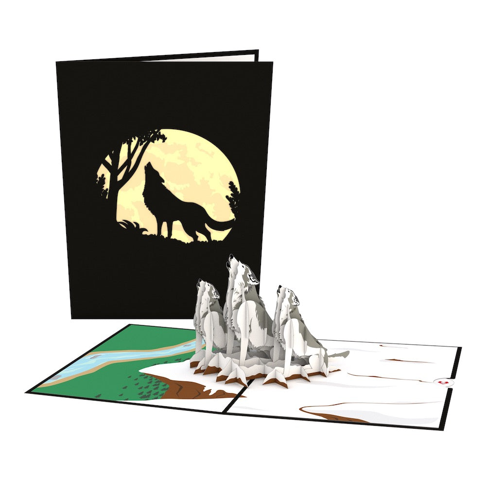 Wolf Pack Pop-Up Card