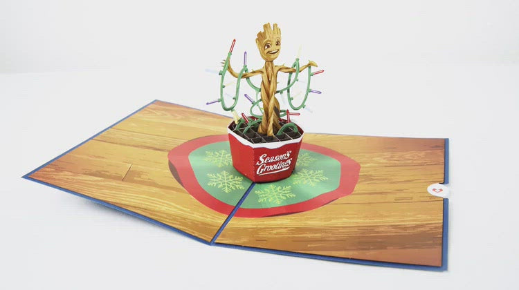 Marvel Season's Grootings Pop-Up Card